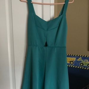 Lovesick Teal Scuba Dress
